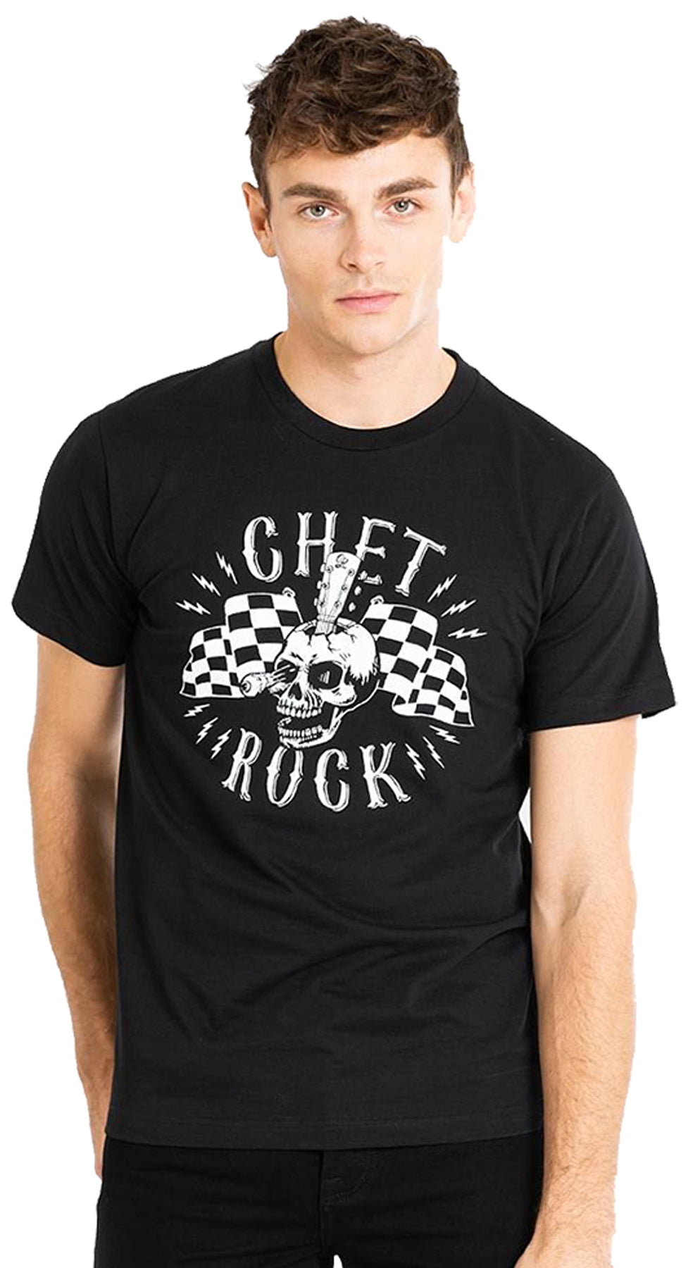 Chet_Rock_GUITAR_HEAD_Racing_Flags_Rundhals_MOTIV_Herren_Kurzarm_SHIRT_killer_kirsche9EpWgmvYeSMtj