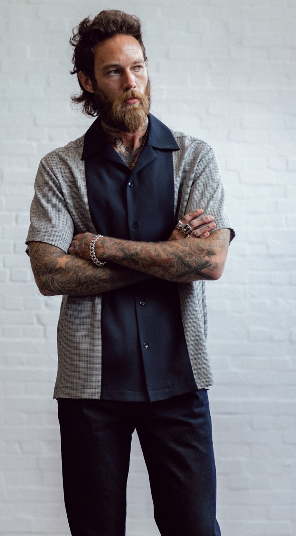 Chet_Rock_JOE_Retro_KARO_Tartan_CHECK_Loose_Fit_KURZARM_Shirt_HEMD_killer_kirsche_2b8SxekOProDaM