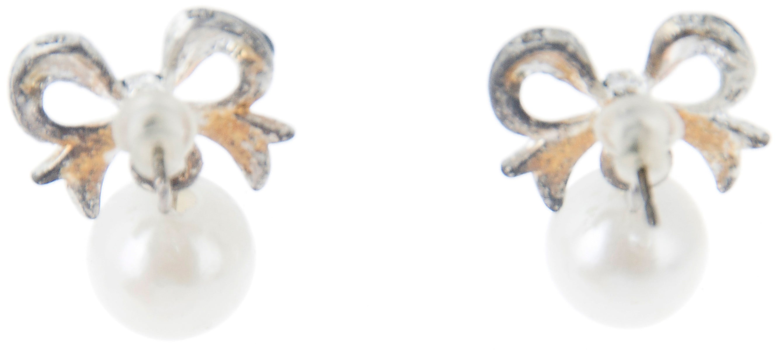 Classic_SCHLEIFEN_Bow_Perlen_VINTAGE_Ohrstecker_3JlSj58bue5bHv