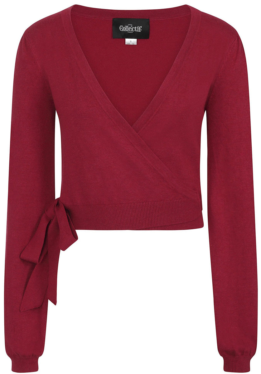 Collectif_ADELY_Vintage_BISHOP_SLEEVES_Langarm_WRAP_CARDIGAN_Strickjacke_killer_kirsche_1