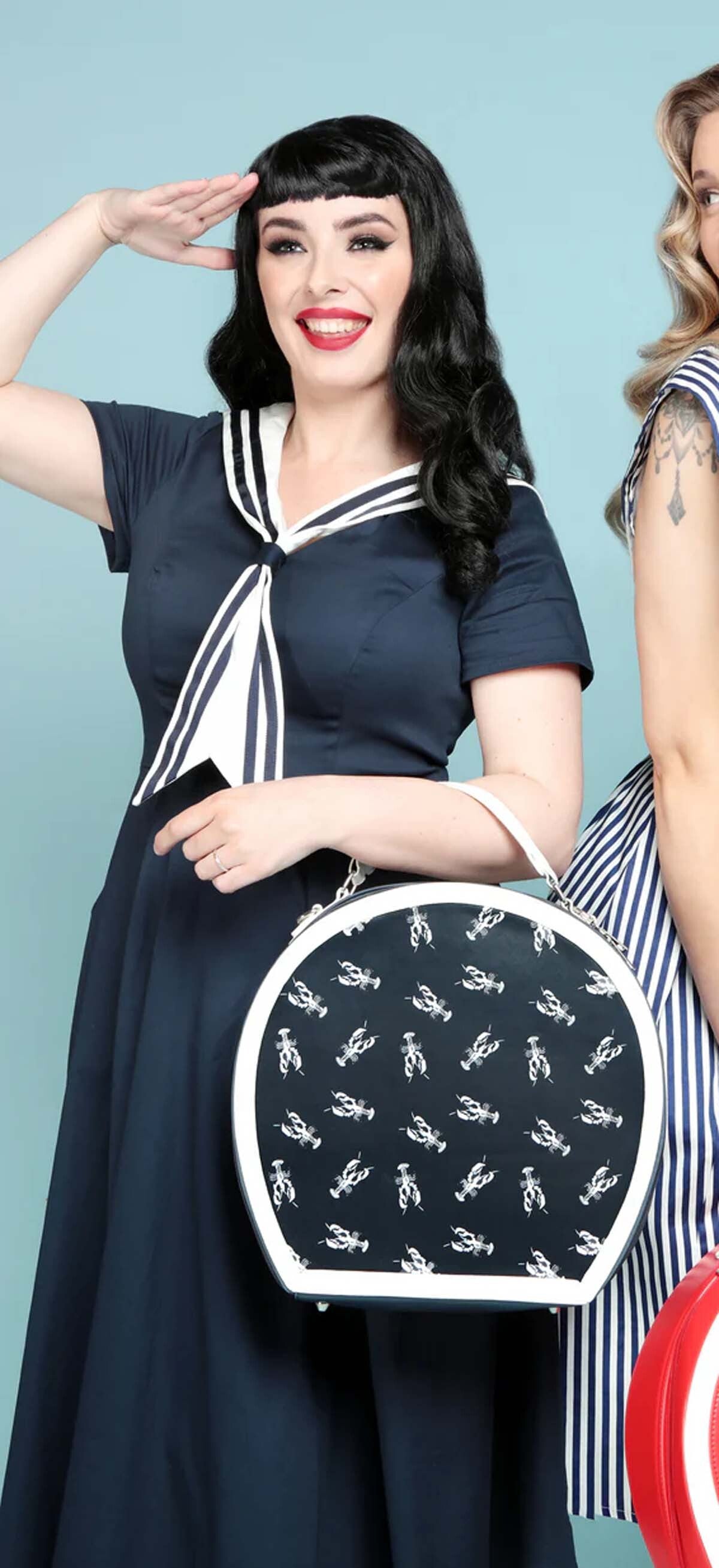 Collectif_ALEXANDRIA_LOBSTER_50s_Hummer_SAILOR_Hatbox_Style_TRAVEL_BAG_Retro_Handtasche-1