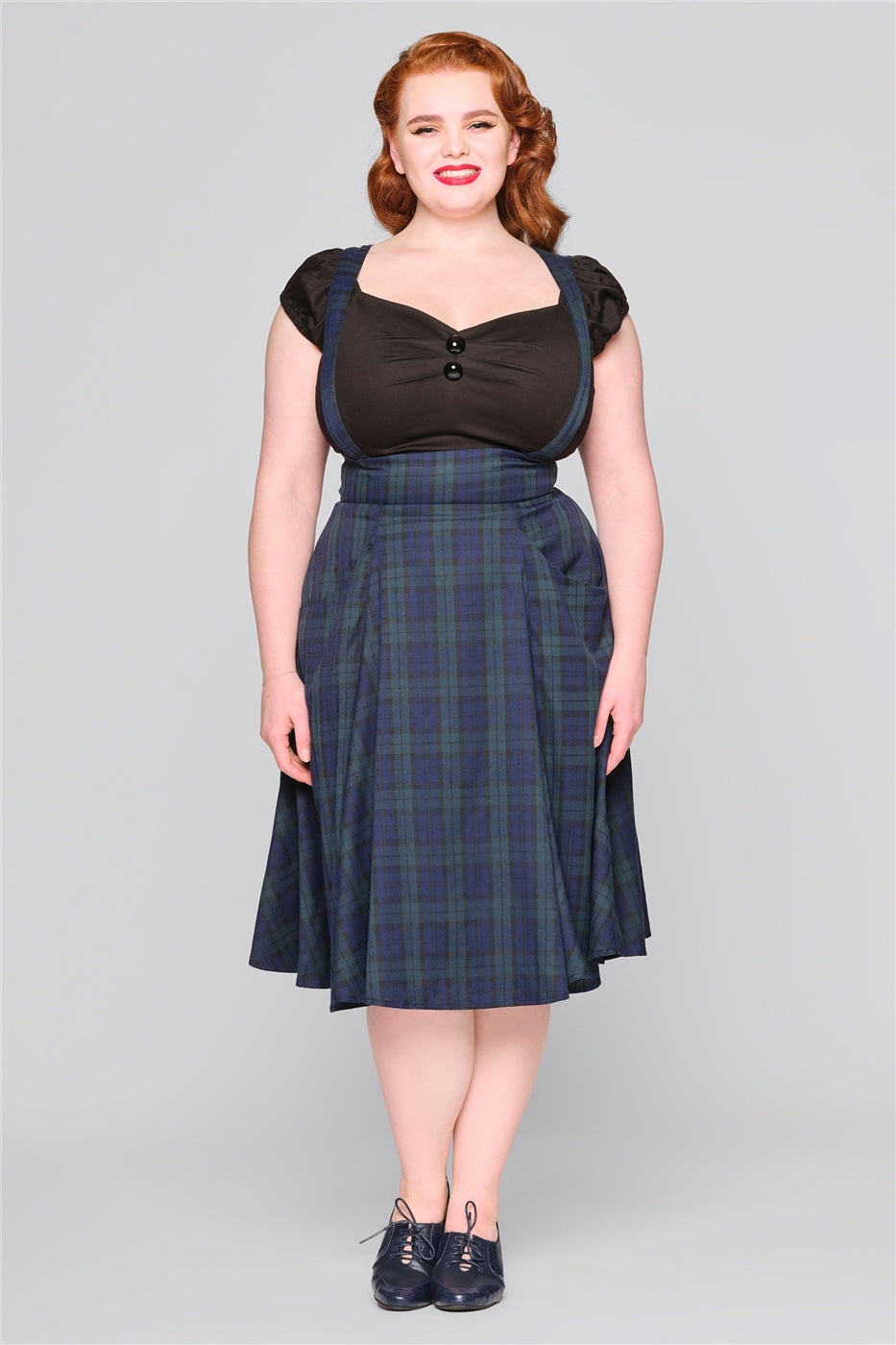 Collectif_ALEXA_BLACKWATCH_Vintage_Check_Tartan_TRaeGER_Suspenders_SWING_SKIRT_Rock-1FbeLbH9FKJFxx