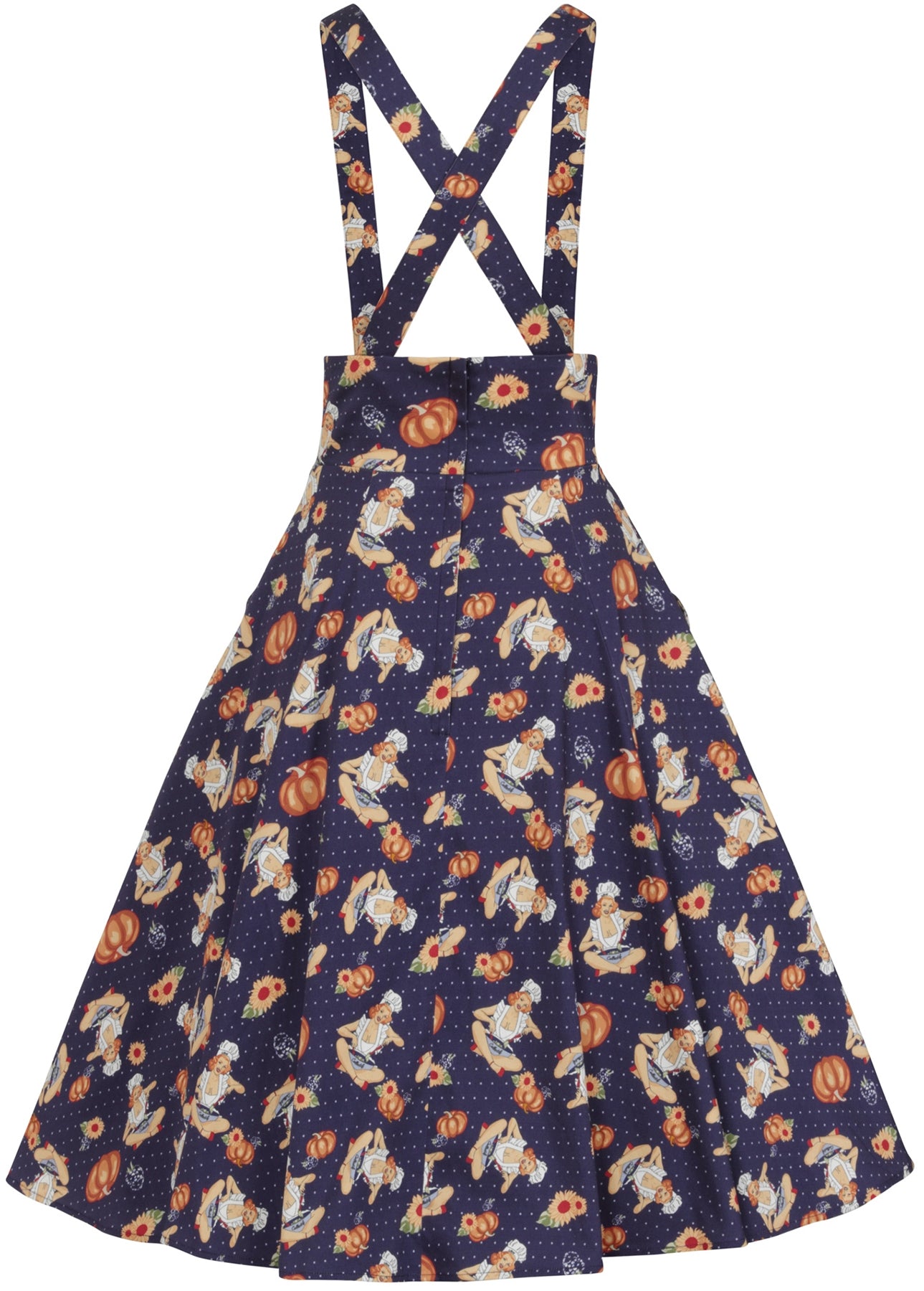 Collectif_ALEXA_PUMPKIN_PINUP_Blumen_TRaeGER_High_Waist_SWING_SKIRT_Rock_killer_kirsche_3S5KOIb1BeZGh6