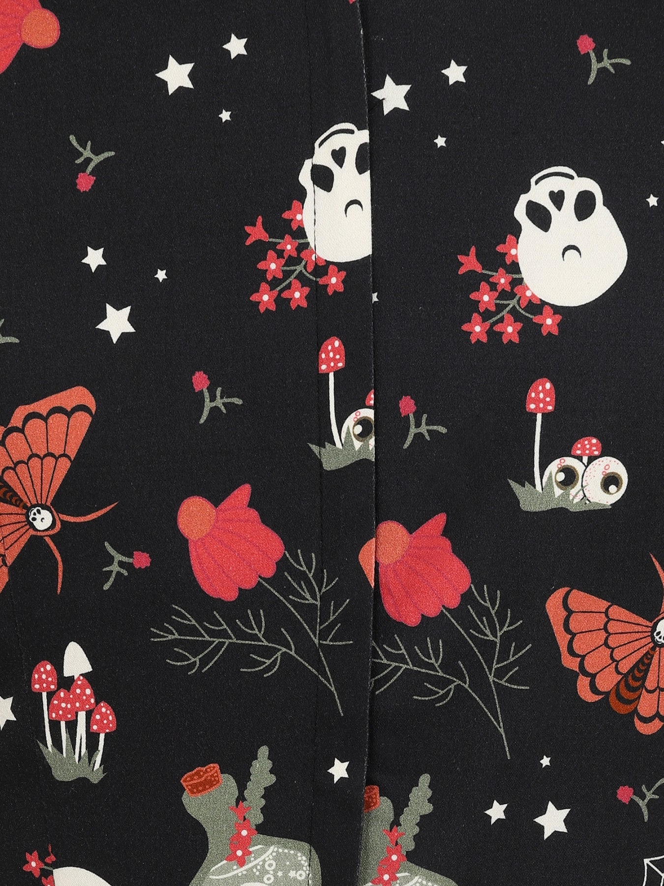 Collectif_AMBER-LEA_Spooky_WITCHES_GARDEN_Skulls_Halbarm_SWING_DRESS_Kleid_killer_kirsche_7