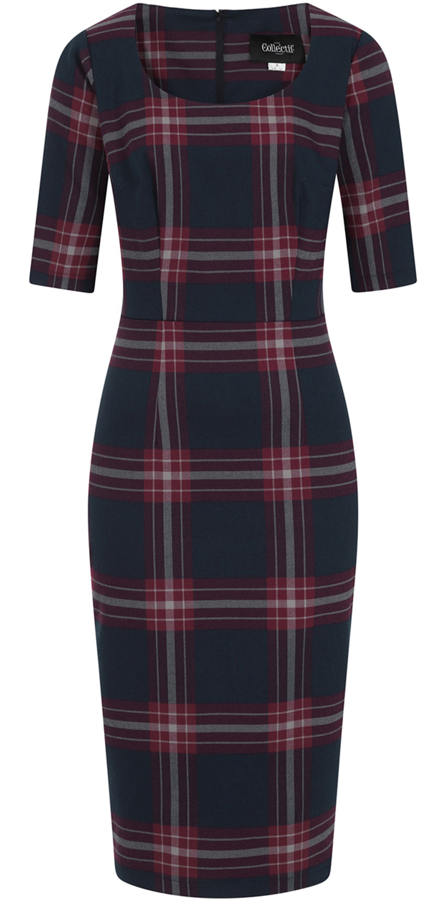 Collectif_AMBER_Ginsburg_TARTAN_Check_Vintage_Bleistiftkleid_PENCIL_Dress_-_Petrol_killer_kirsche_1kz6aFaENLdYlA
