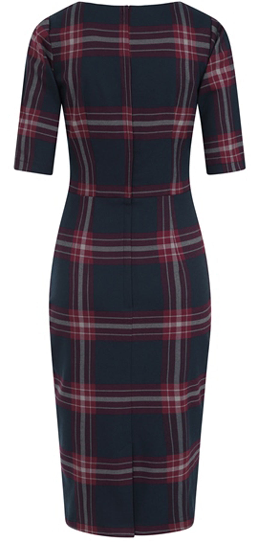 Collectif_AMBER_Ginsburg_TARTAN_Check_Vintage_Bleistiftkleid_PENCIL_Dress_-_Petrol_killer_kirsche_2p2MakaLDTLLVg
