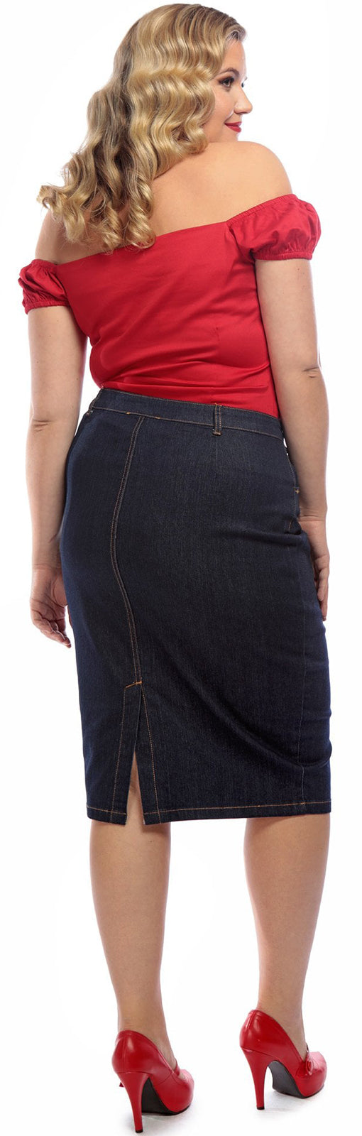 Collectif_ANGELA_50s_WESTERN_STYLE_Denim_Jeans_PENCIL_SKIRT_Retro_Bleistiftrock_killer_kirsche_3