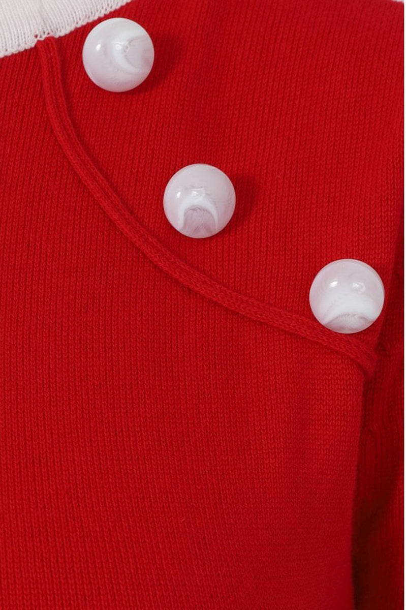 Collectif_ARMANDA_Vintage_STRIPED_Streifen_Halbarm_JUMPER_Pullover_Rot-4