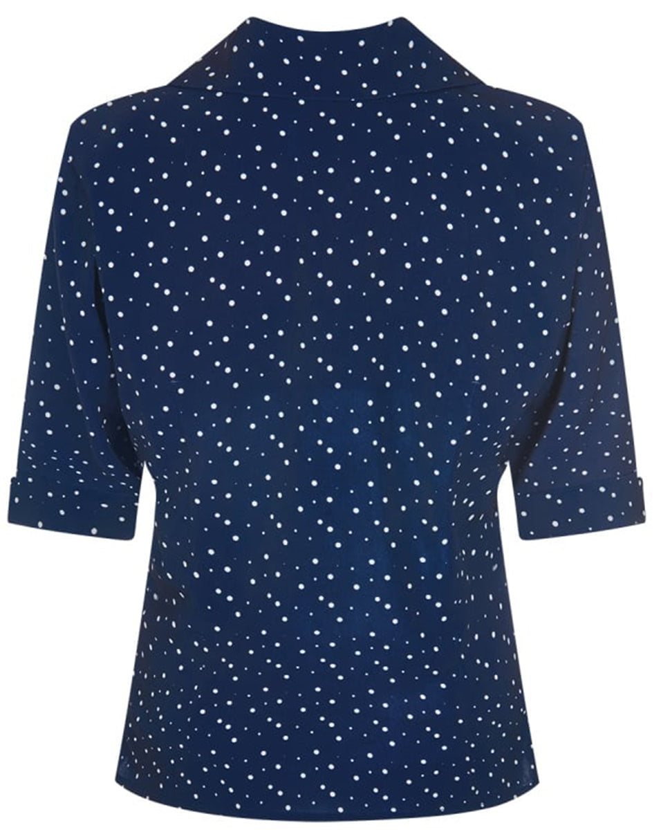 Collectif_AUBREY_Vintage_SPECKLED_POLKA_DOT_Punkte_Collar_SHIRT_Bluse-3