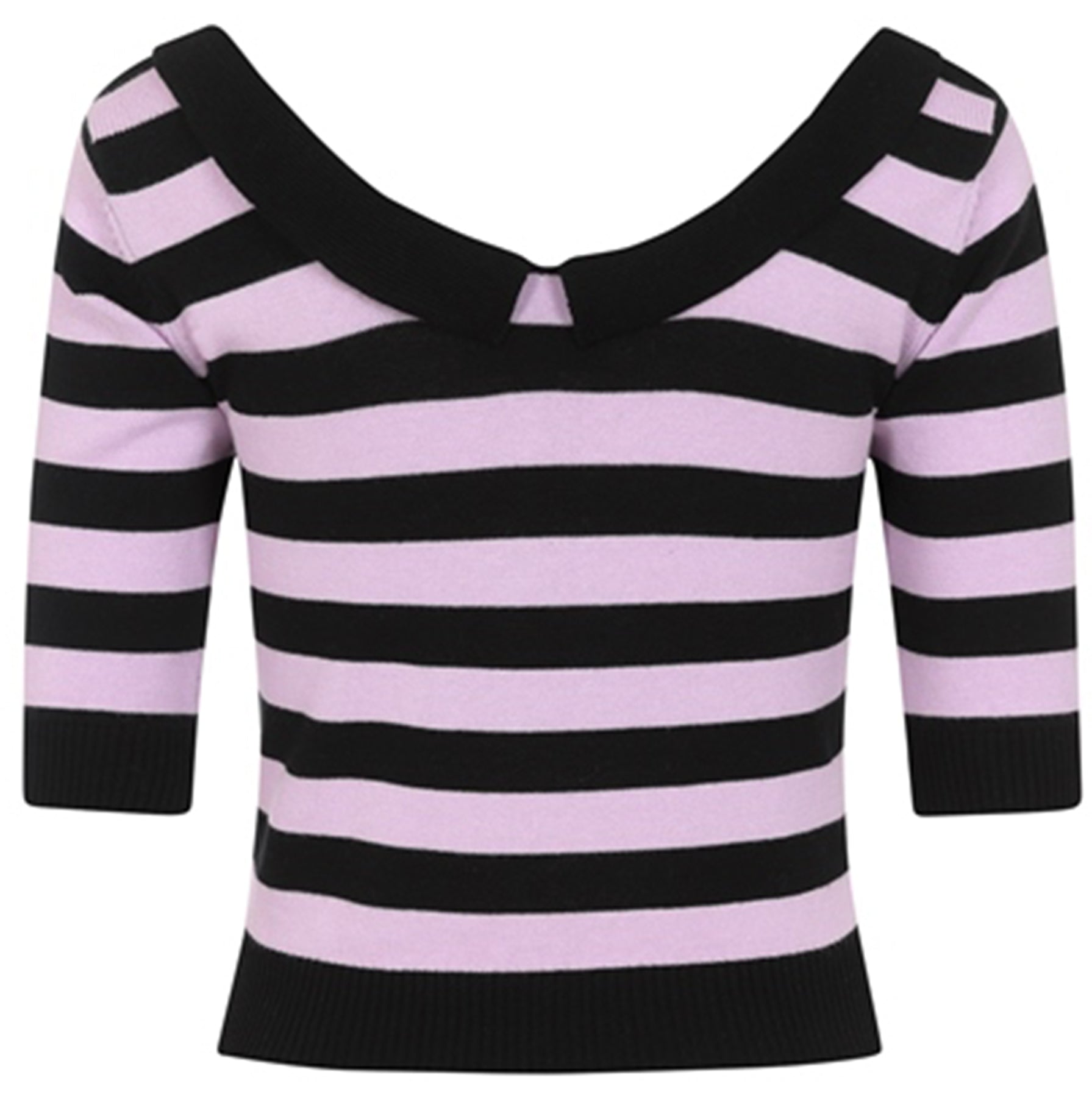 Collectif_BABETTE_Vintage_STIPEd_Streifen_dreiviertel_Arm_JUMPER_Pullover__killer_kirsche_2