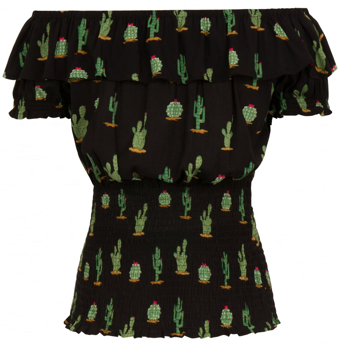 Collectif_BEBE_Vintage_CACTUS_Kaktus_RUFFLE_Rueschen_Gypsy_BLUSE_Shirt-3xGCFd6CbU9KQJ