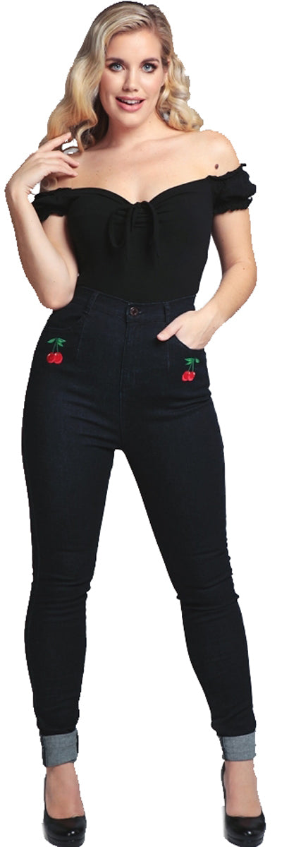 Collectif_BECCA_CHERRY_JEANS_Retro_Kirschen_Embroidery_HIGH_WAISTED_Vintage_JEANS_Hose_killer_kirsche_1