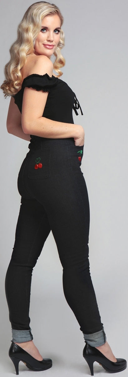 Collectif_BECCA_CHERRY_JEANS_Retro_Kirschen_Embroidery_HIGH_WAISTED_Vintage_JEANS_Hose_killer_kirsche_2