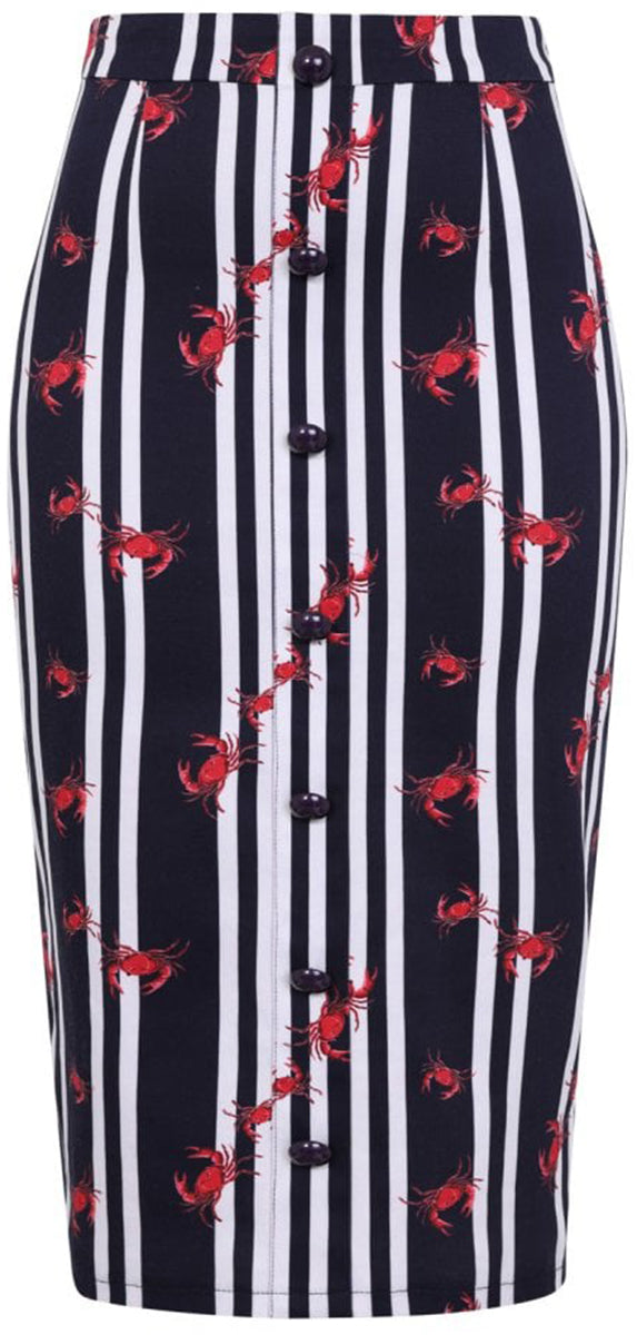 Collectif_BETTINA_Vintage_CRABS_AND_STRIPES_Krebs_PENCIL_Skirt_ROCK-2