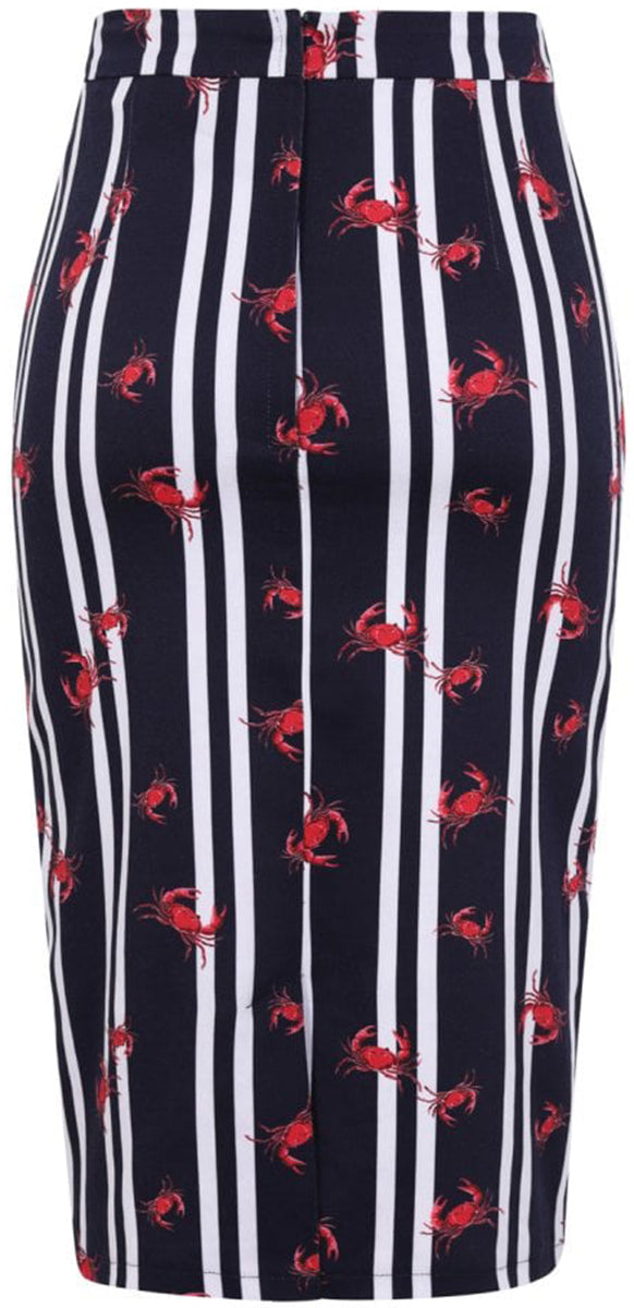 Collectif_BETTINA_Vintage_CRABS_AND_STRIPES_Krebs_PENCIL_Skirt_ROCK-3