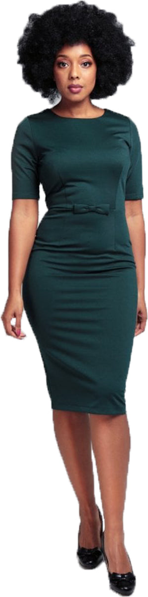 Collectif_BEVERLEY_Vintage_PLAIN_Schleife_BOW_Pencil_DRESS_Kleid_Gruen-1Ieu6OmZwz0NRs