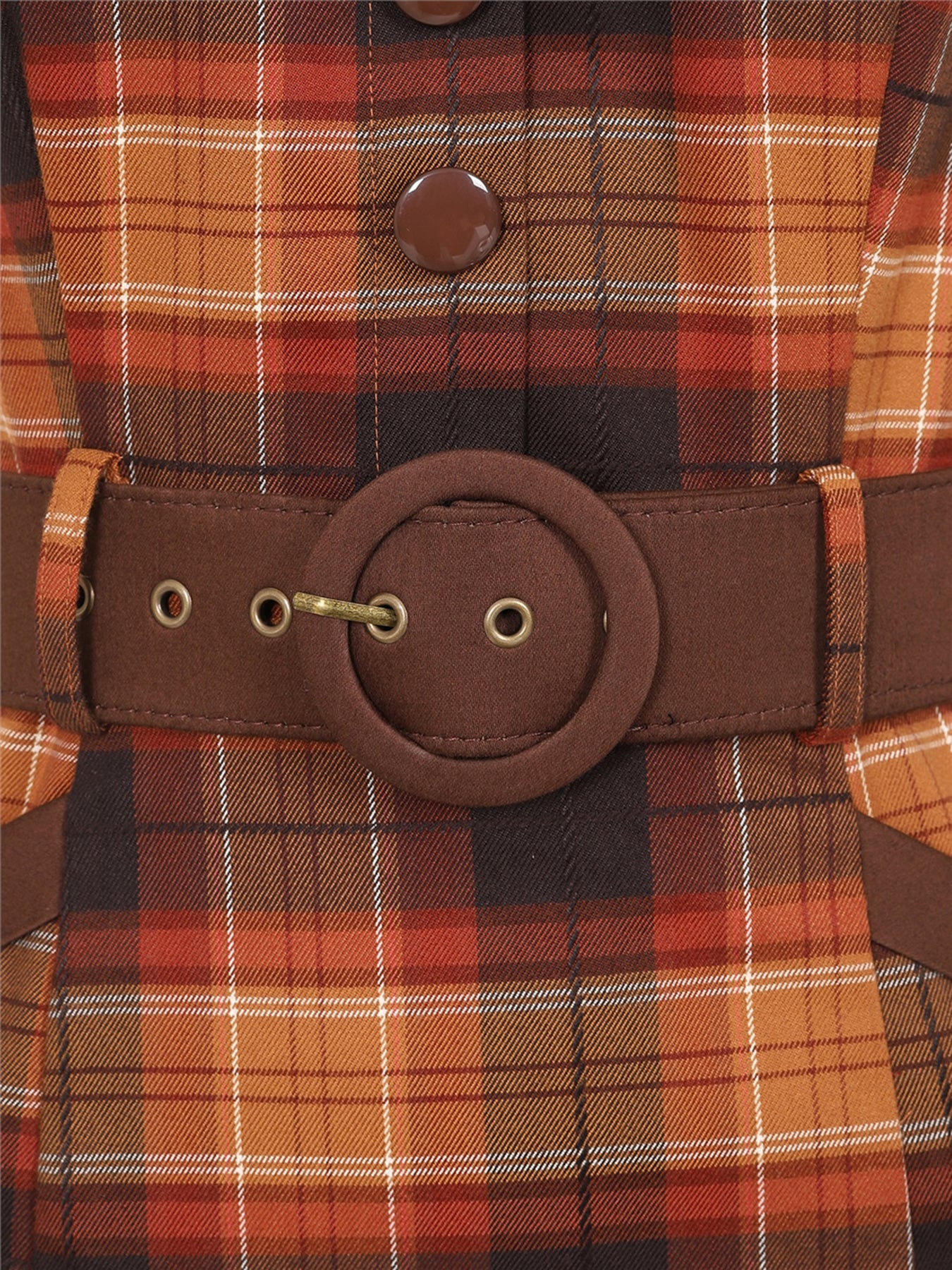 Collectif_BLANCHE_CHESTNUT_CHECK_Retro_Karo_Tartan_Vintage_Wiggle_PENCIL_DRESS_Kleid_killer_kirsche_4