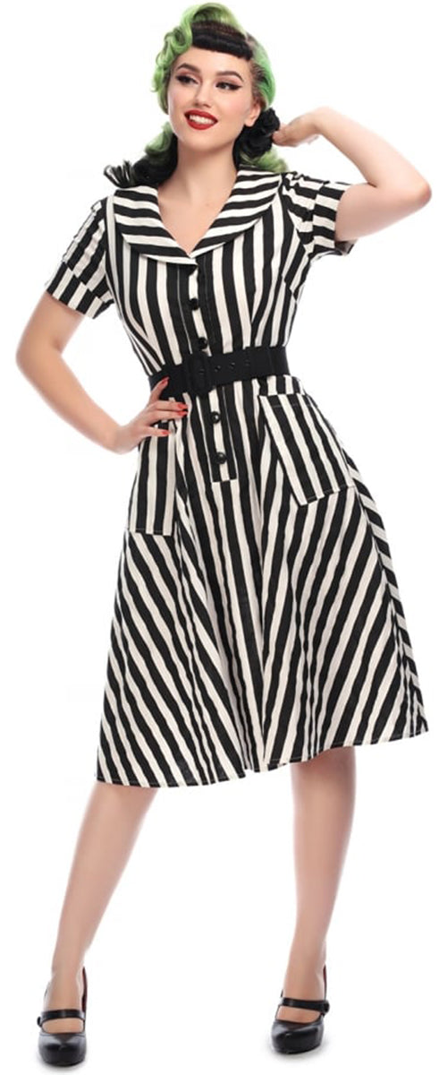 Collectif_BRETTE_Vintage_STRIPED_Streifen_Diner_50s_SWING_Dress_KLEID-1