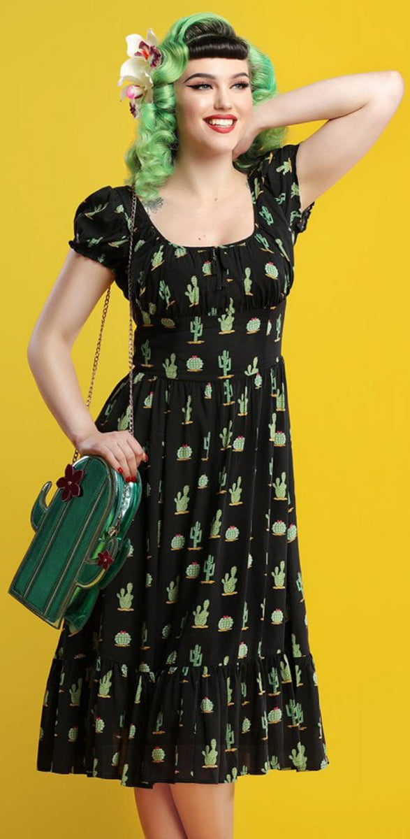 Collectif_CARMEN_Vintage_CACTUS_Kaktus_SWING_Kurzarm_SWING_DRESS_Kleid-2JUL8DyMXBxt5D