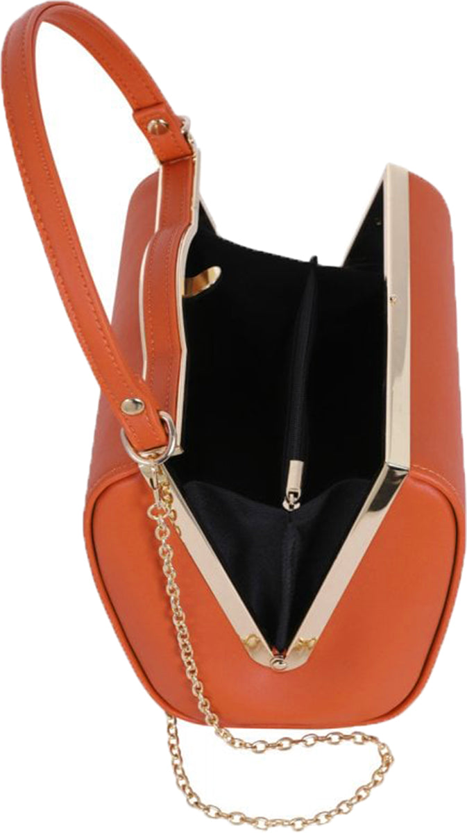 Collectif_CARRIE_Vintage_Kunstleder_Top_Clasp_CLUTCH_Handbag_TASCHE_Orange-3