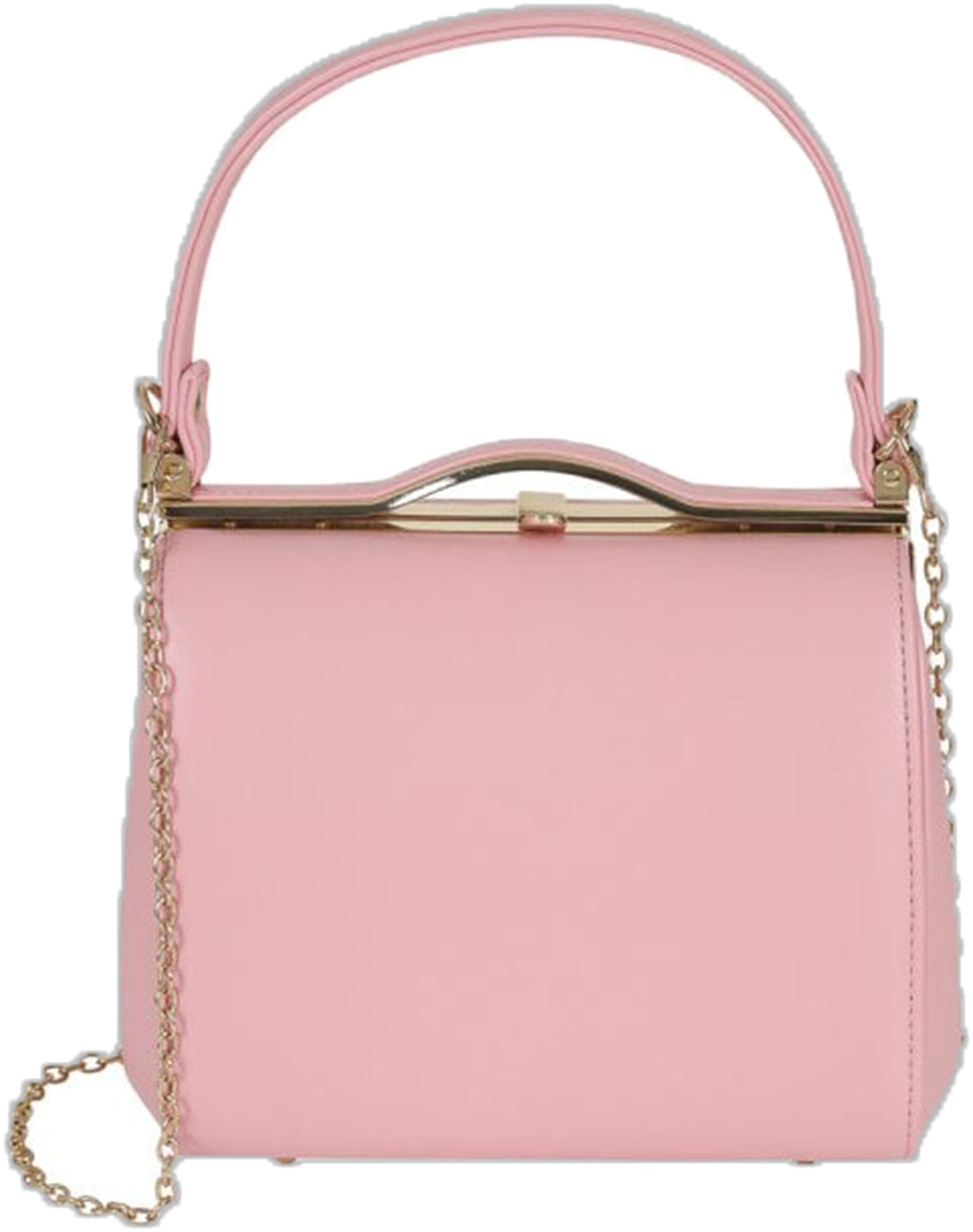 Collectif_CARRIE_Vintage_Kunstleder_Top_Clasp_CLUTCH_Handbag_TASCHE_Rosa_killer_kirsche