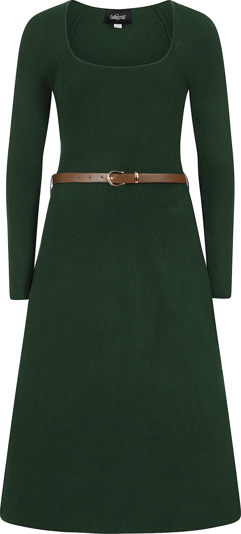 Collectif_CATALINA_Retro_KNITTED_Rippstrick_A-LINIE_DRESS_Swing_Kleid_Dunkelgruen_Killer_Kirsche-1qP3sZtEmFFq5l