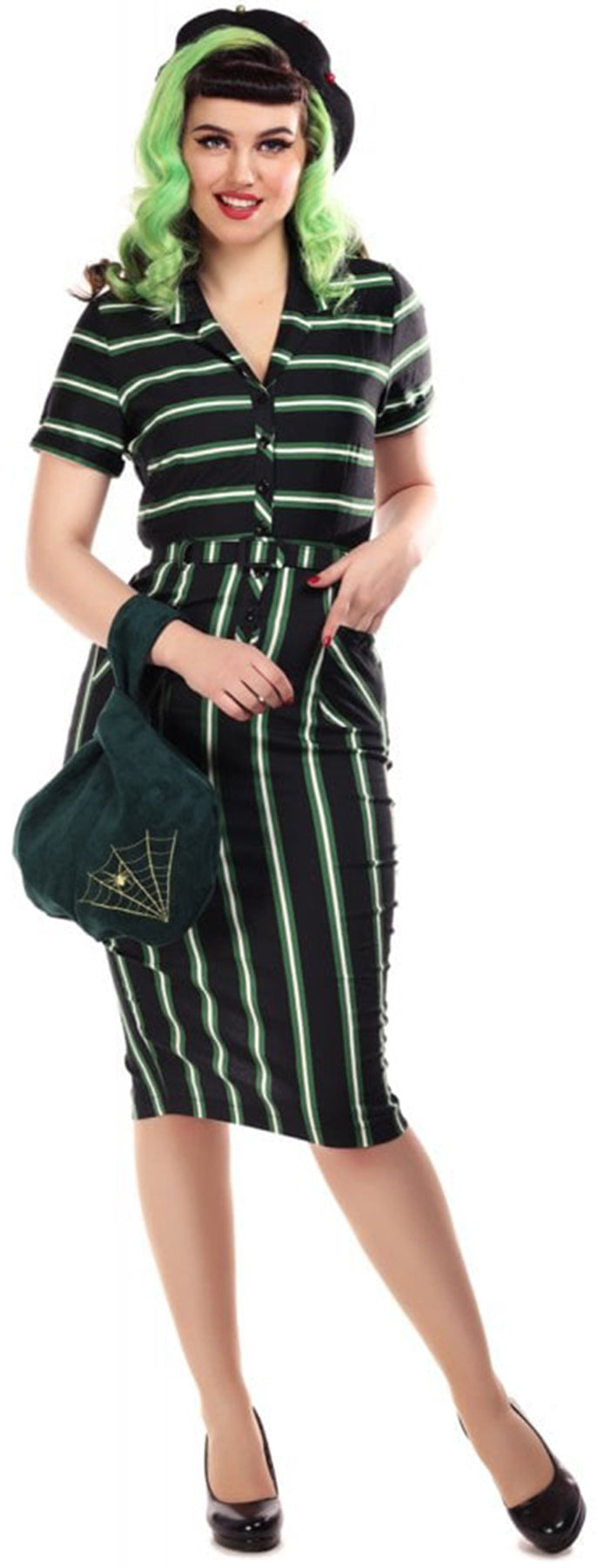 Collectif_CATERINA_Vintage_WITCH_STRIPES_Streifen_PENCIL_DRESS_Bleistiftkleid_killer_kirsche_1
