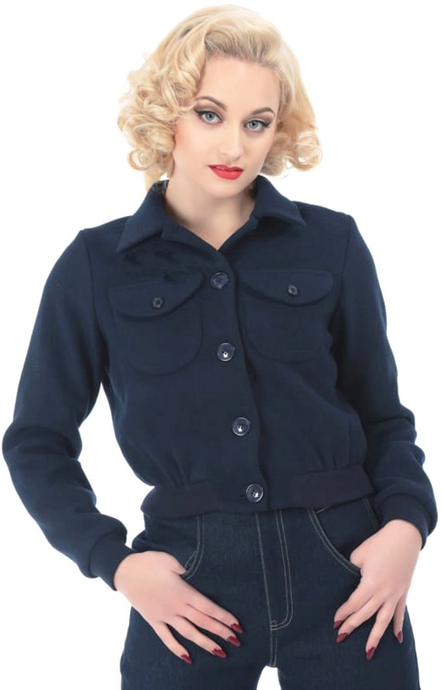 Collectif_CHEYENNE_Plain_Vintage_Gab_JACKET_50s_Jacke