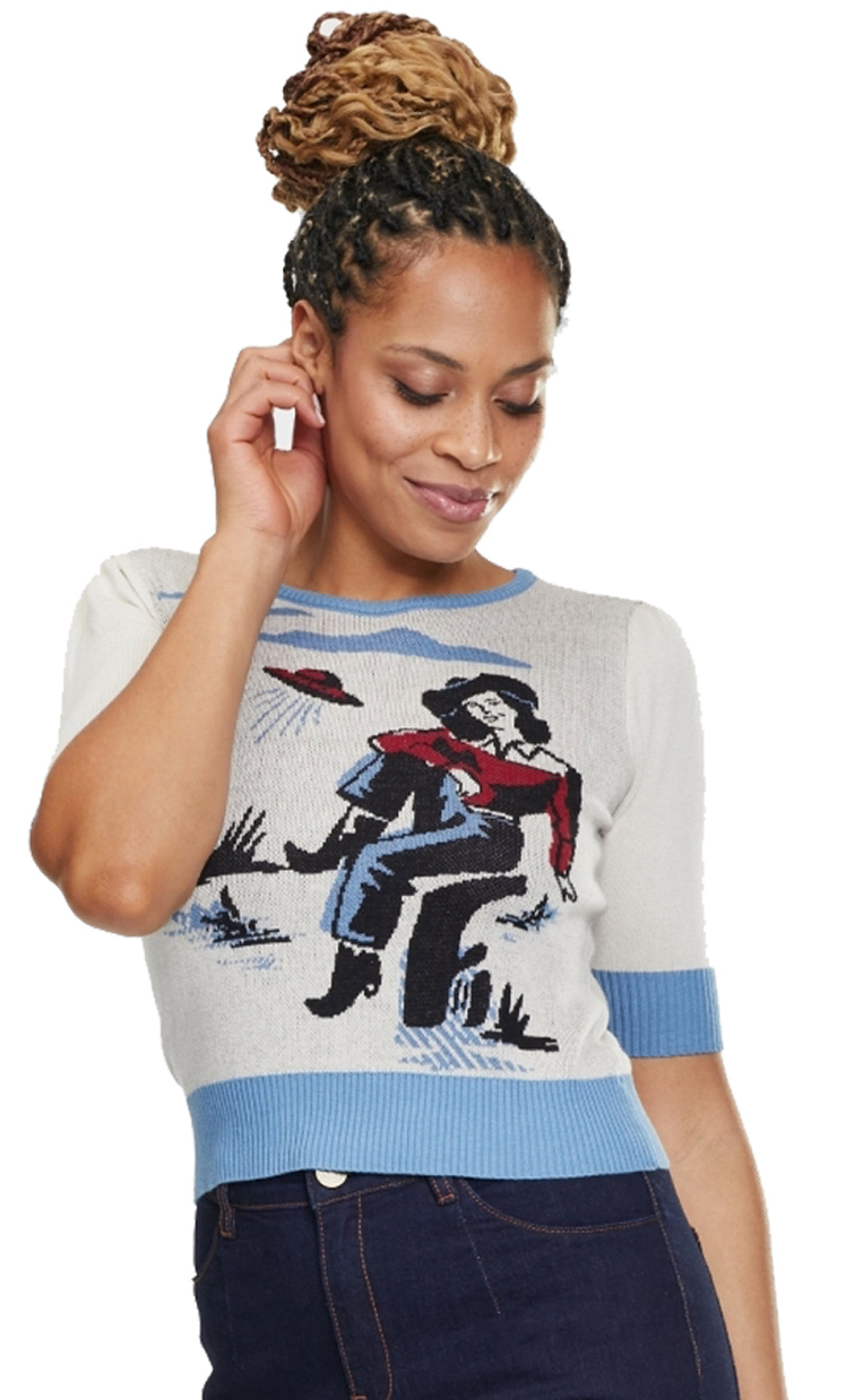 Collectif_CHRISSIE_Vintage_RODEO_DANCER_Cowgirl_Halbarm_KNITTED_TOP_Pullover_killer_kirsche_U8nEv4TNB3pLV