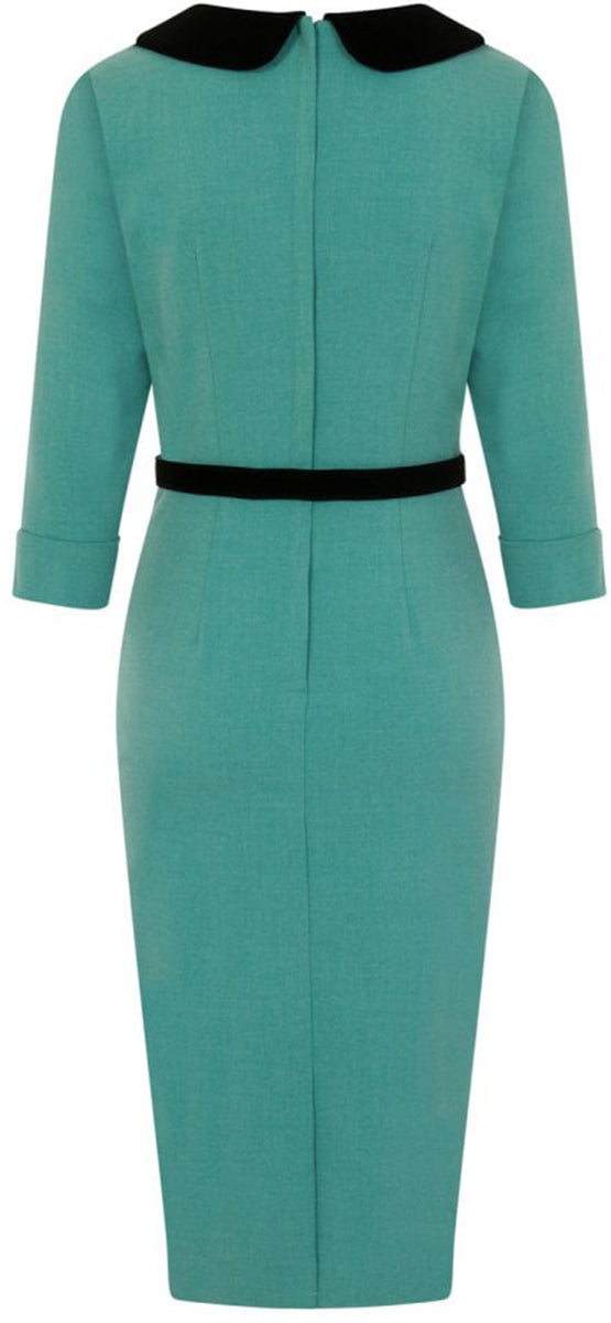 Collectif_CHRISTINE_Vintage_VELVET_COLLAR_Bleistiftkleid_PENCIL_Dress-3