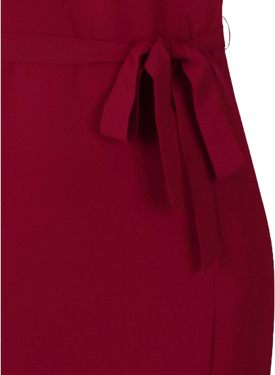Collectif_CINDAL_Vintage_ONE_SHOULDER_Bleistiftkleid_PENCIL_DRESS_Weinrot-3