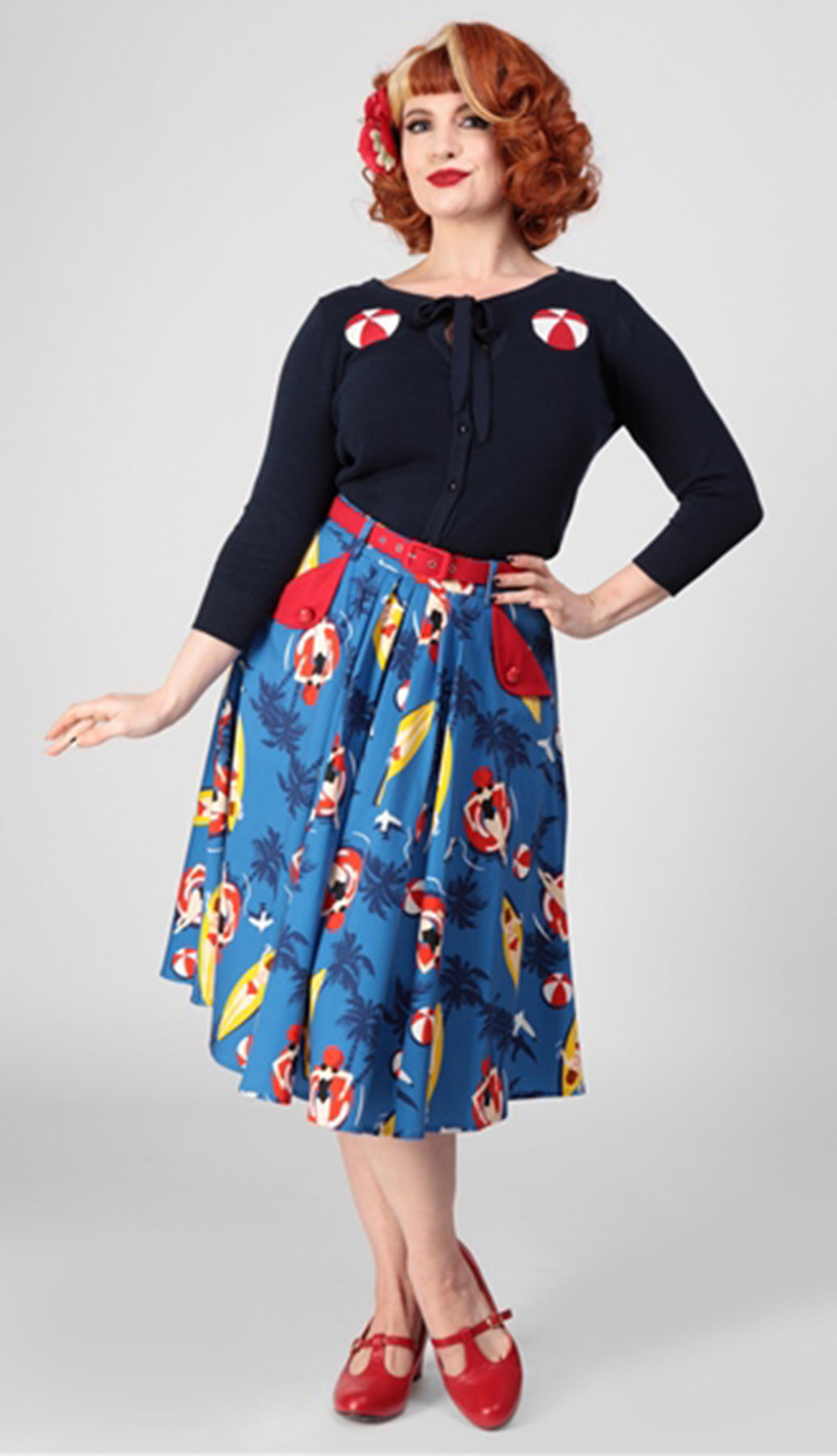 Collectif_DAKOTA_Vintage_SURFING_Button_SWING_SKIRT_Rock__killer_kirsche_1
