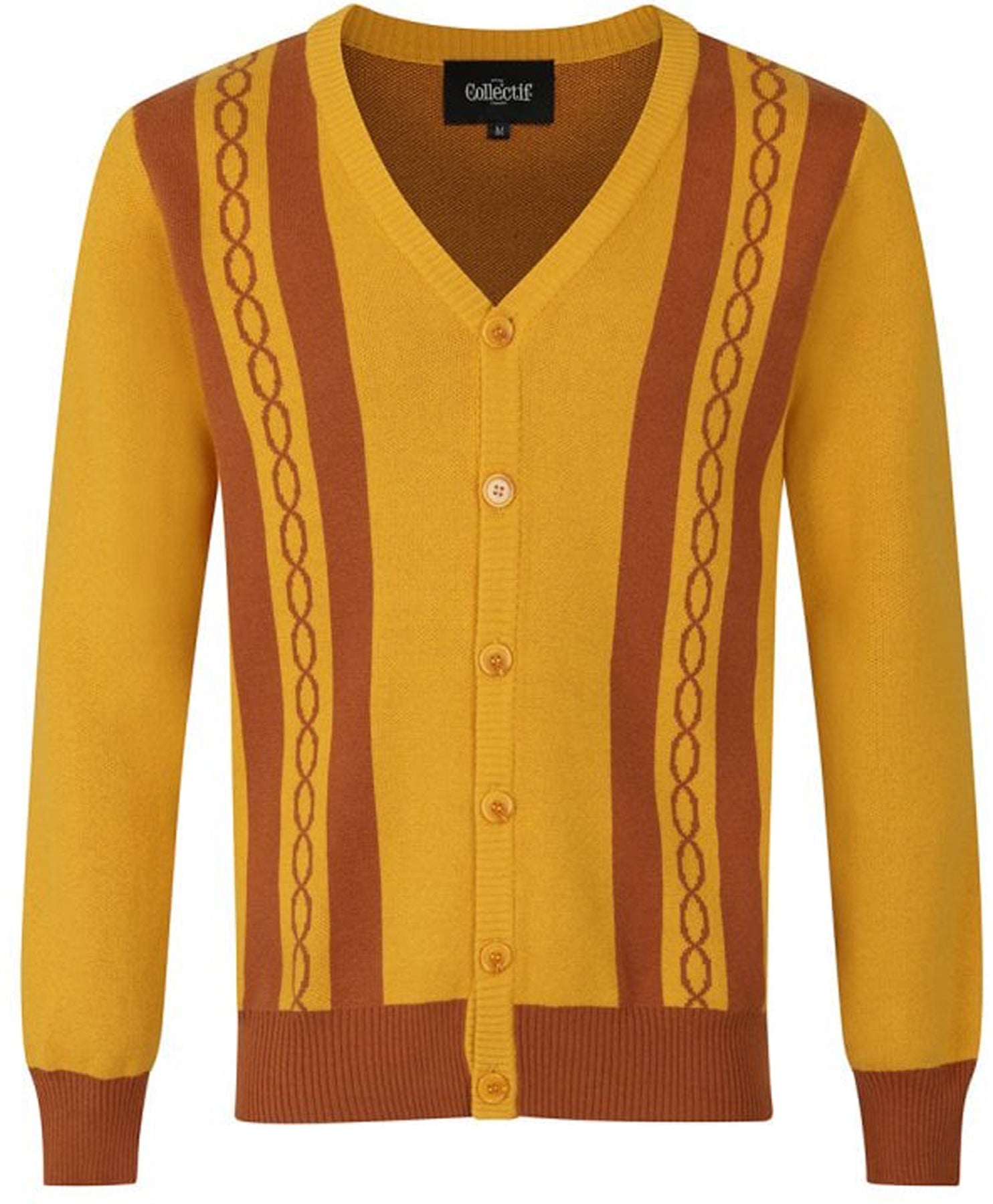 Collectif_DAVE_KILBURN_Vintage_STREIFEN_50s_Herren_Strickjacke_CARDIGAN_killer_kirsche