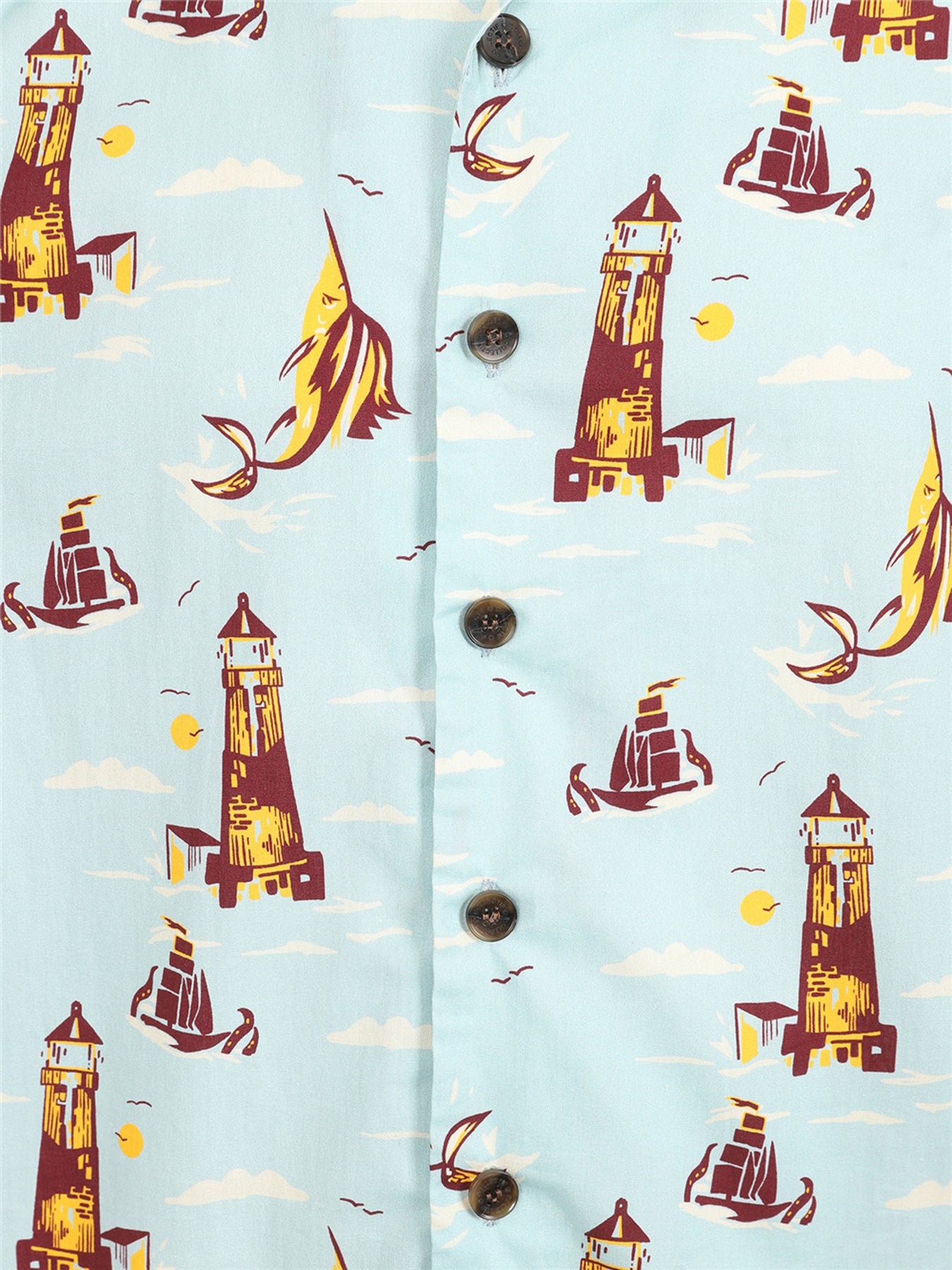 Collectif_DAVID_Nautical_Wonder_LEUCHTTURM_Segelschiff_50s_KURZARM_HEMD_Shirt_Killer_Kirsche-4