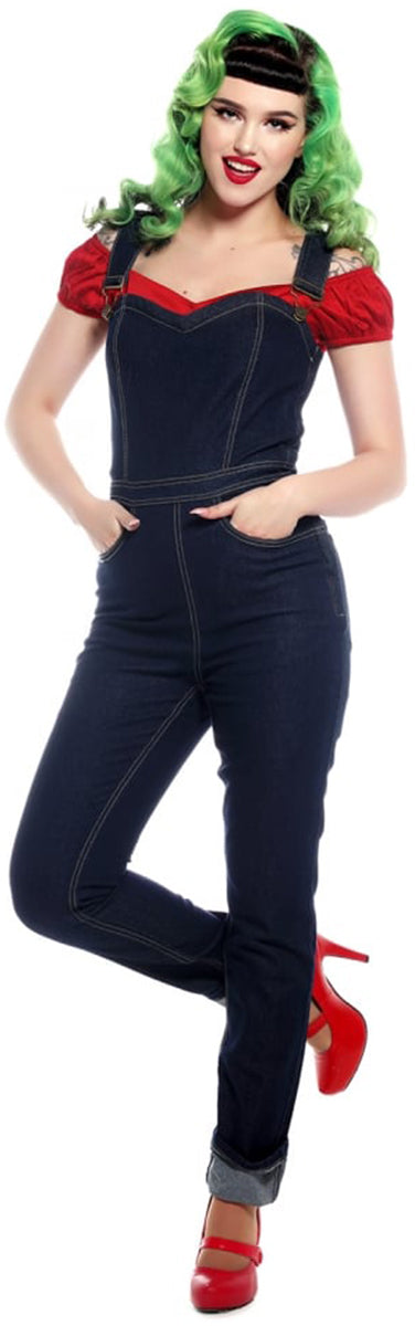 Collectif_DENISE_Denim_High_Waisted_Vintage_DUNGAREES_Jeans_Latzhose-1
