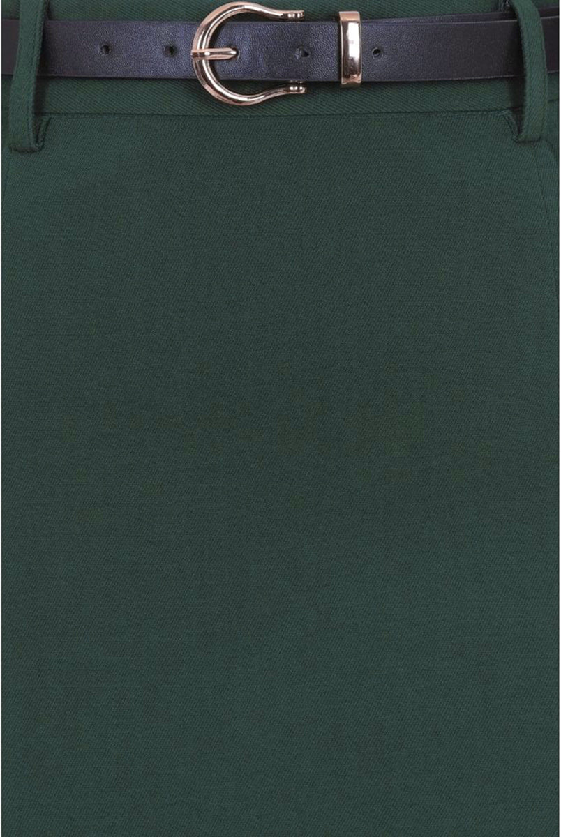 Collectif_DIANNE_Vintage_PLAIN_Belted_50s_Pencil_Skirt_BLEISTIFROCK_Gruen-4