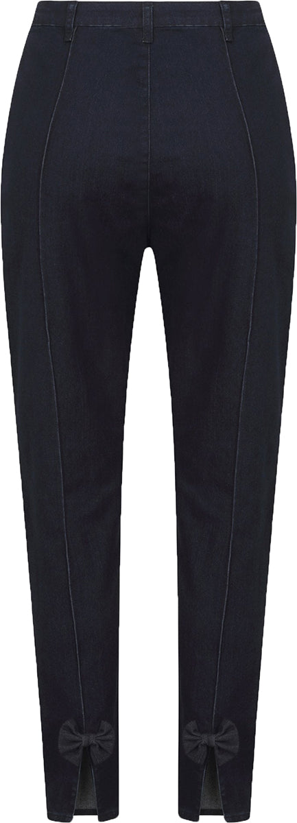 Collectif_DOLLY_BOW_Vintage_Schleife_HIGH_WAISTED_Slim_Fit_Denim_JEANS_Hose-4