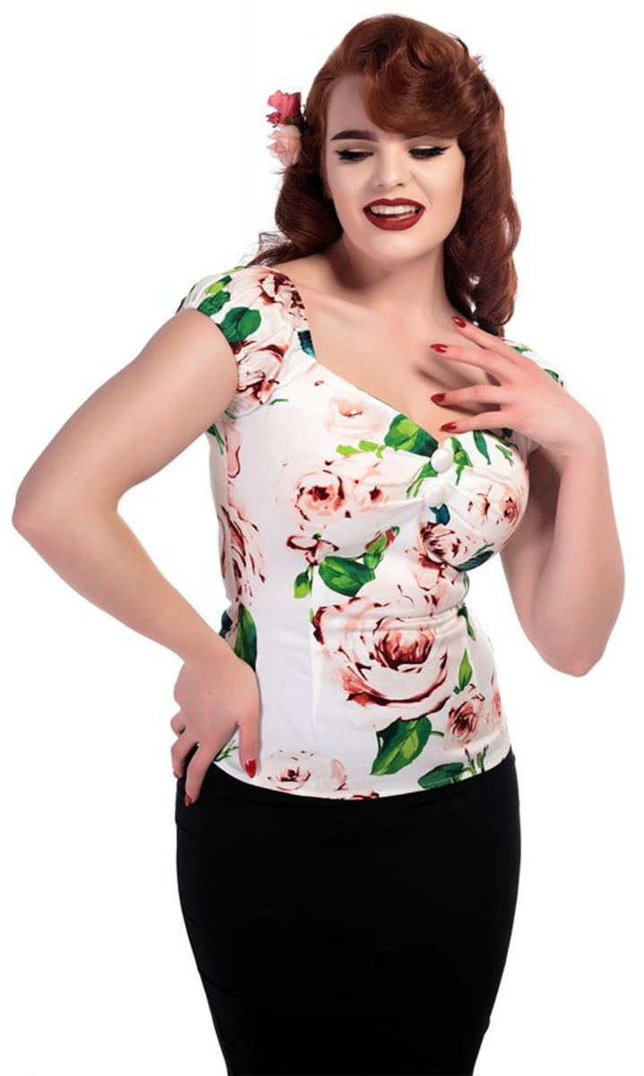 Collectif_DOLORES_Ascot_Rose_FLORAL_Rosen_Vintage_Gypsy_Bluse_SHIRT-1
