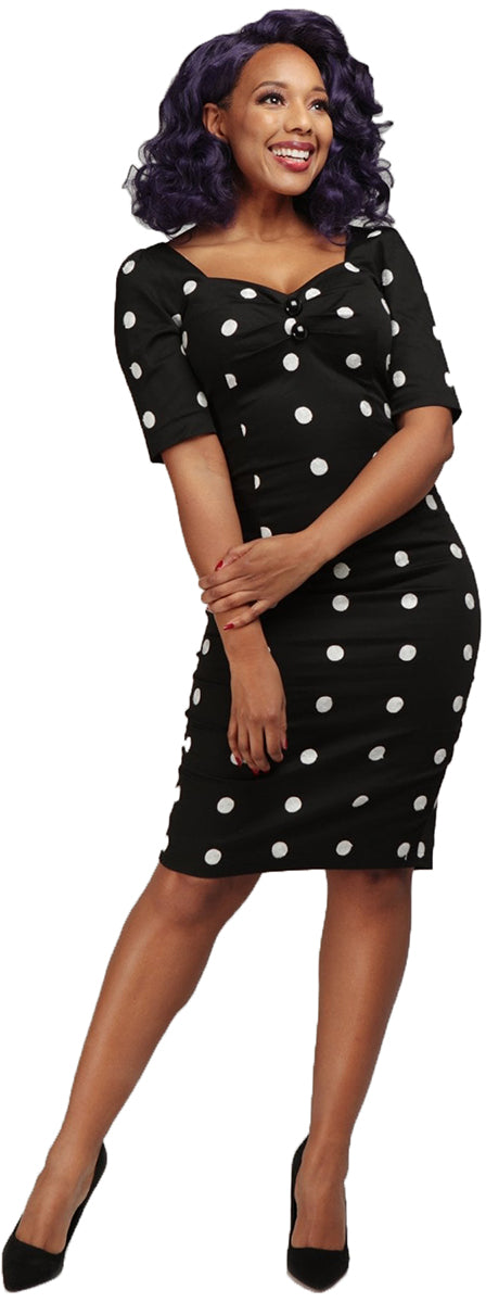 Collectif_DOLORES_Crazy_Polka_Dot_EMBROIDERED_PUNKTE_Pencil_DRESS_Kleid-1xjBQHJYHGcU4Y