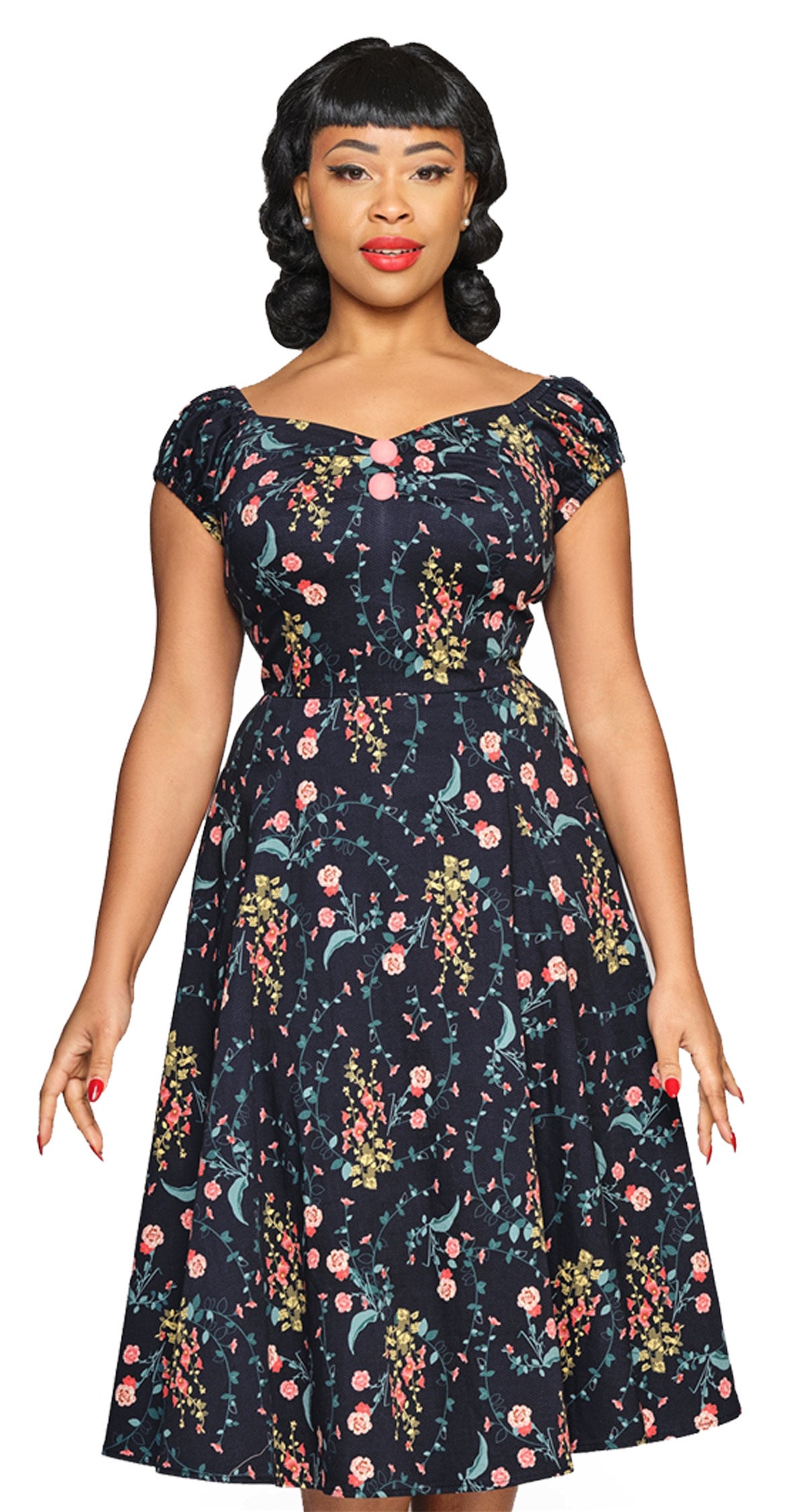 Collectif_DOLORES_HOLLYHOCKS_Vintage_HOORAY_Blueten_Floral_Pin_Up_SWING_Kleid_-_Dunkelblau-1