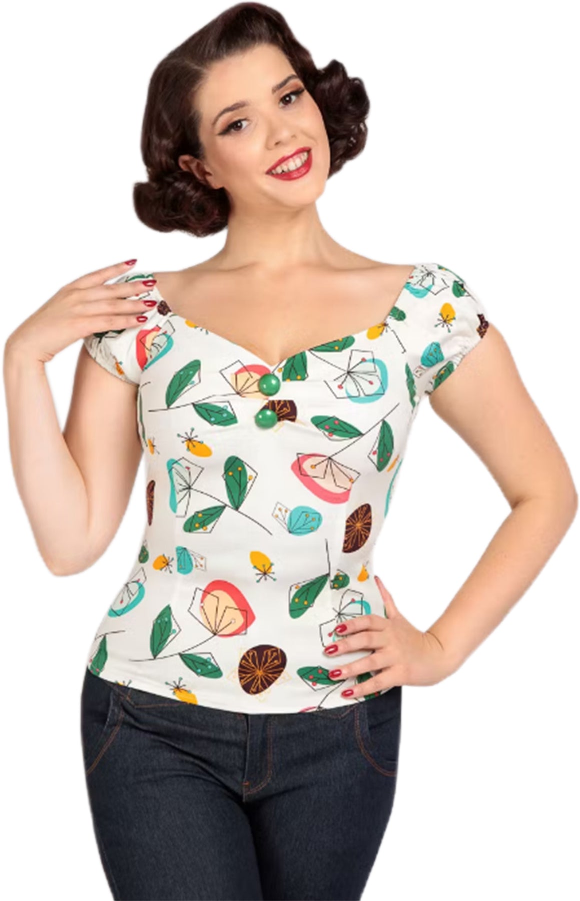 Collectif_DOLORES_MID_CENTURY_FLORAL_Retro_Abstract_SWEETHEART_Bluse_SHIRT_Top_Killer_Kirsche-1