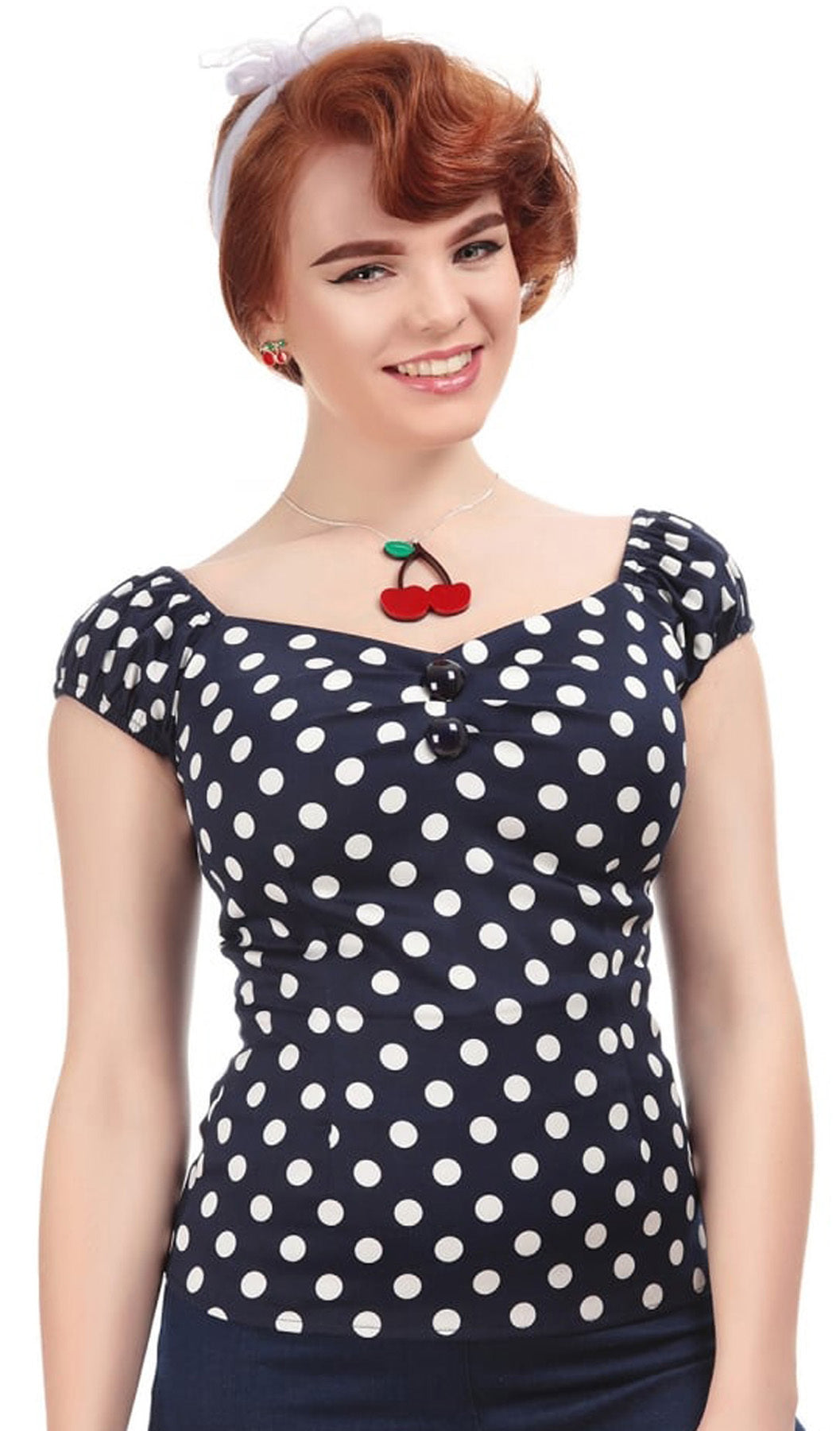 Collectif_DOLORES_Polka_Dots_Punkte_50s_Gypsy_Vintage_Bluse_SHIRT_-_Blau_killer_kirsche0NejH3YoEIaEq