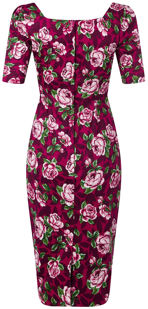 Collectif_DOLORES_Vintage_BLOOM_Half_Sleeve_Rosen_PENCIL_Dress_KLEID-3gfo3ef6cp7fFq