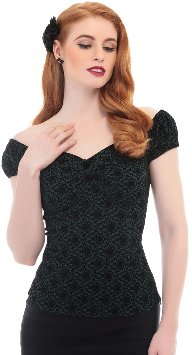 Collectif_DOLORES_Vintage_BROCADE_Floral_FLOCK_ORNAMENT_Bluse_SHIRT-1HMIqAuBHa1Uz8