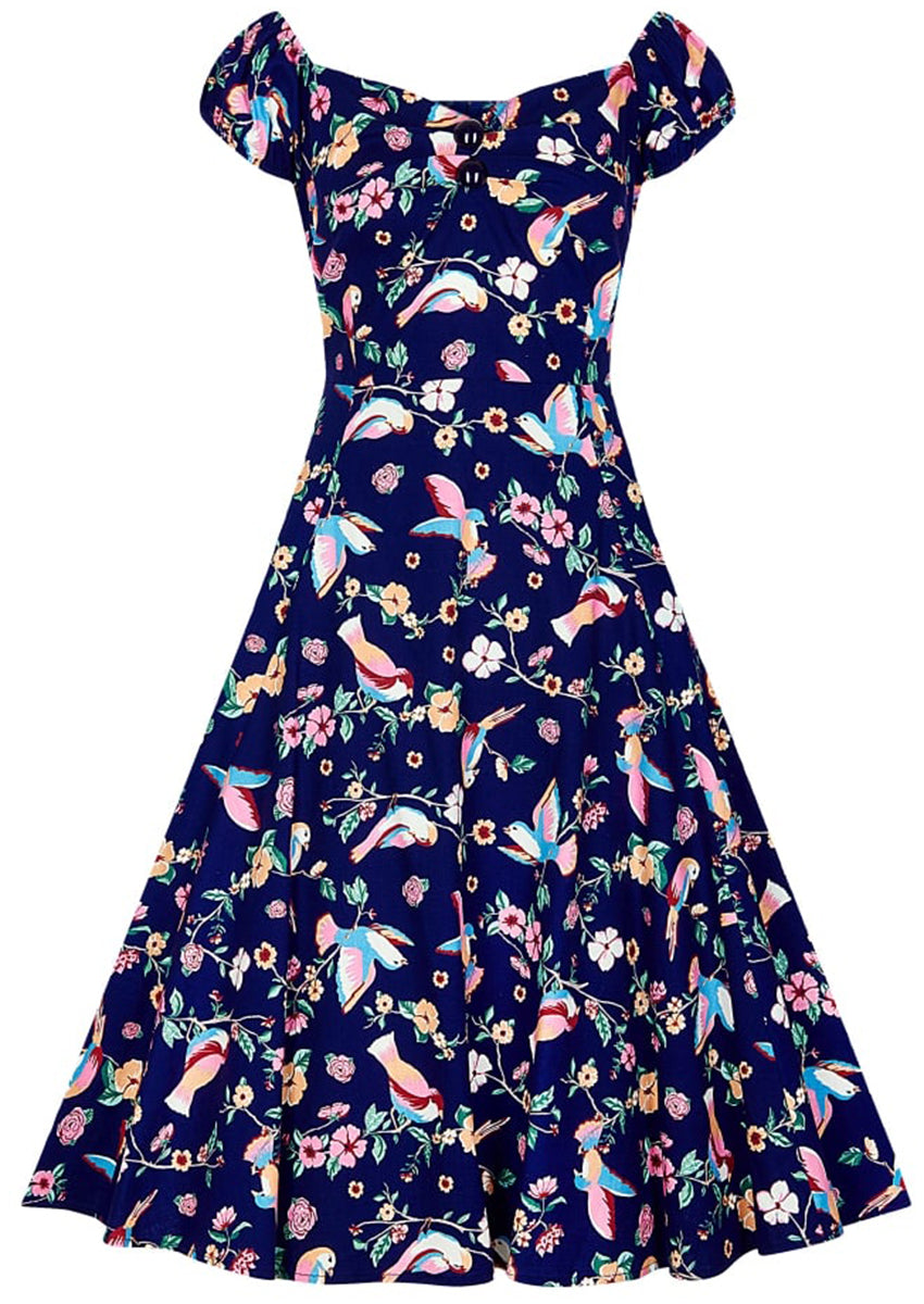 Collectif_DOLORES_Vintage_CHARMING_BIRD_Blumen_SWING_Doll_Dress_KLEID-3BjuRvgCgQwZn4