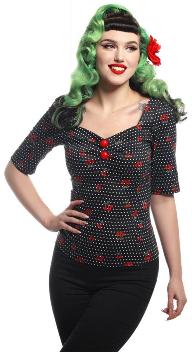 Collectif_DOLORES_Vintage_CHERRY_Punkte__POLKA_DOT_Half_Sleeve_SHIRT-149DejhmWbT64E