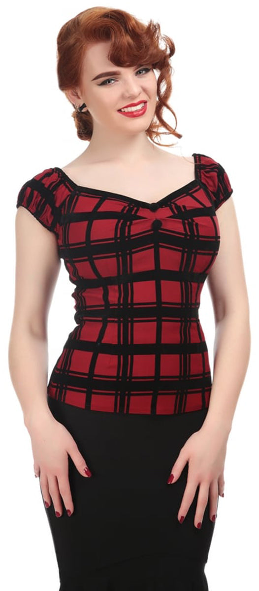 Collectif_DOLORES_Vintage_MAINLINE_Gypsy_CHECK_FLOCK_Bluse_SHIRT-1nY7ms4QJ179cE
