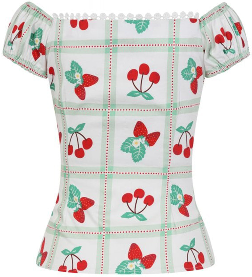 Collectif_DOLORES_Vintage_PICNIC_Strawberry_CHERRY_Gypsy_Bluse_SHIRT-3