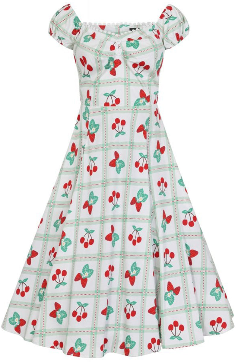 Collectif_DOLORES_Vintage_PICNIC_Strawberry_CHERRY_SWING_DRESS_Kleid-3
