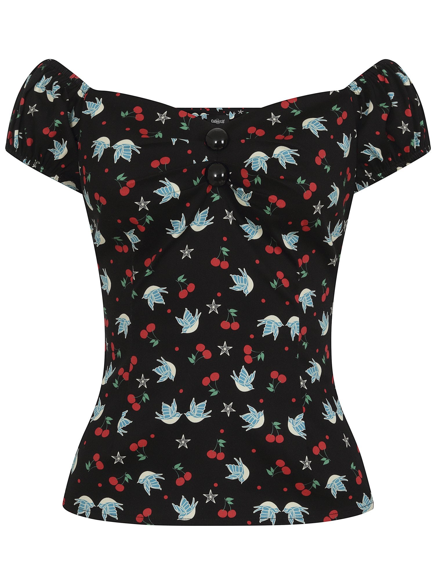 Collectif_DOLORES_Vintage_SWALLOWS_and_CHERRIES_Schwalben_Kirschen_Bluse_SHIRT-2